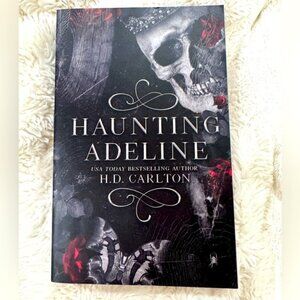 Black and Red Book Cover - Haunting Adeline